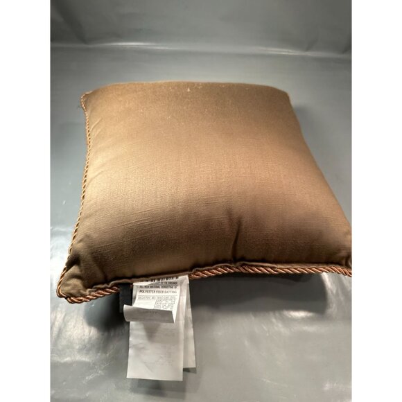 Dakota Bay Bengal Tiger Brocade Decorative Pillow Motif Rope Cushion Home - Picture 10 of 16